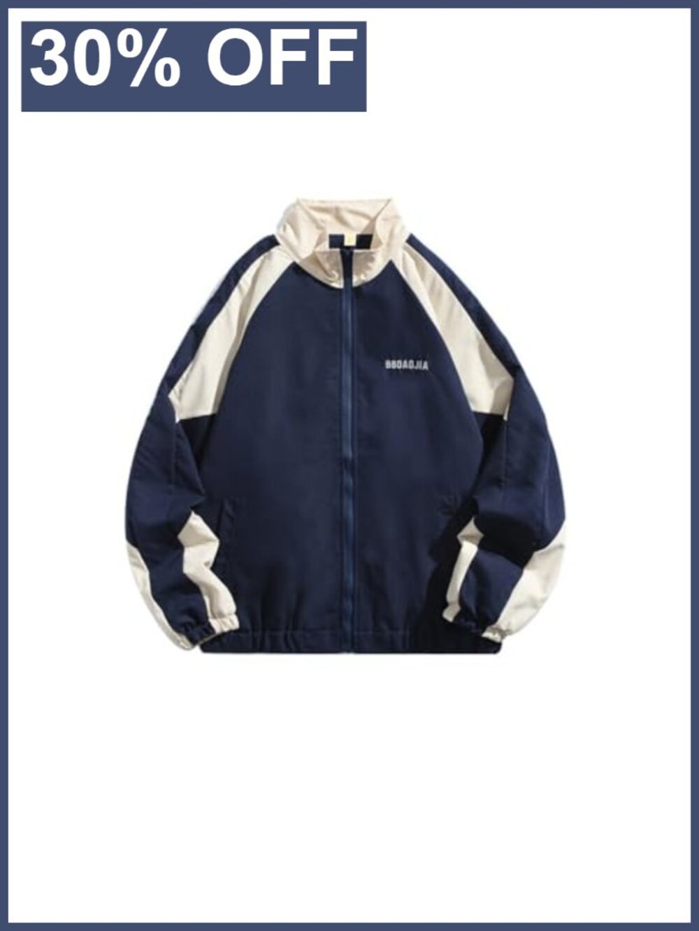 Unisex Varsity Bomber Jacket Letter Embroidered Winter Coat